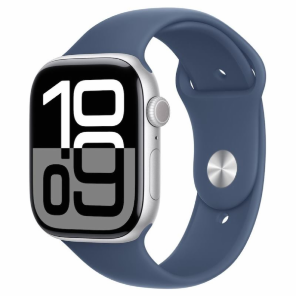 Apple Watch Series 10 GPS 42mm Silver Aluminium Case with...
