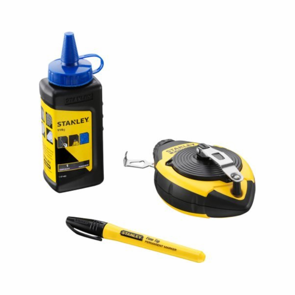 Stanley FatMax značkovací lano 30m + křída 115g + struna ...