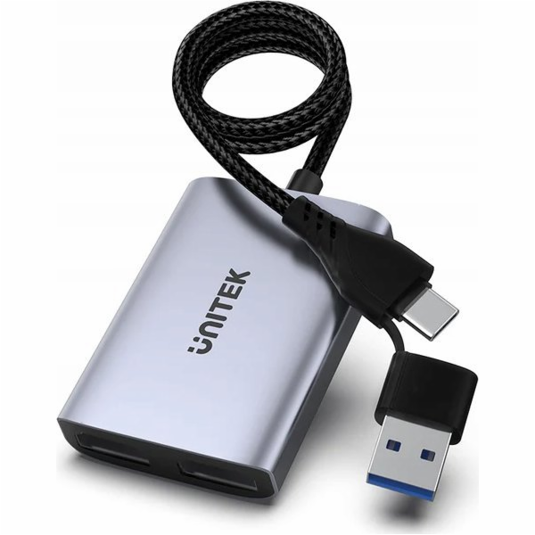 Unitek AV adaptér Unitek USB/C/A na 2x HDMI MST FullHD ad...