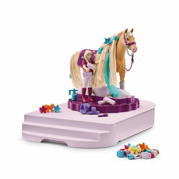 Hračka Schleich Hřebelcovací stanice pro koně 