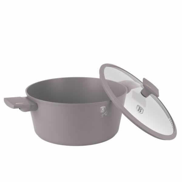 Kastrol s titanovým povrchem a poklicí 30 cm Taupe Collec...