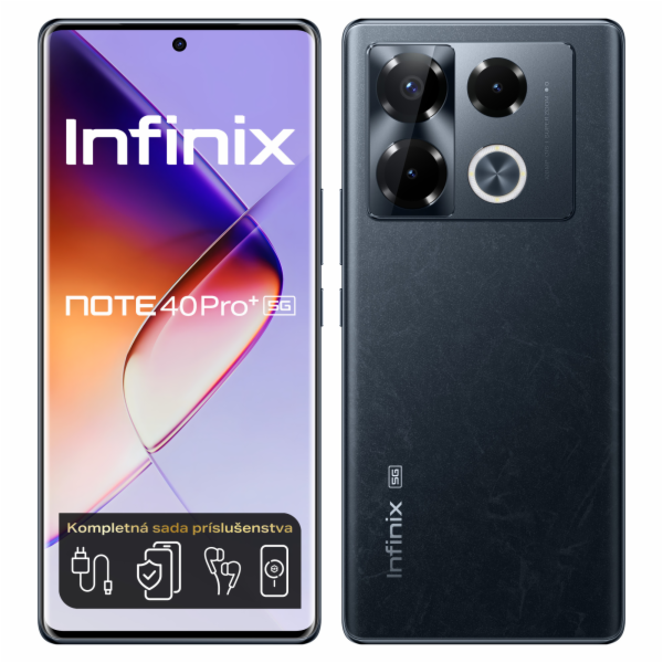 Infinix Note 40 Pro+ 5G 12/256GB Obsidian Black, EU