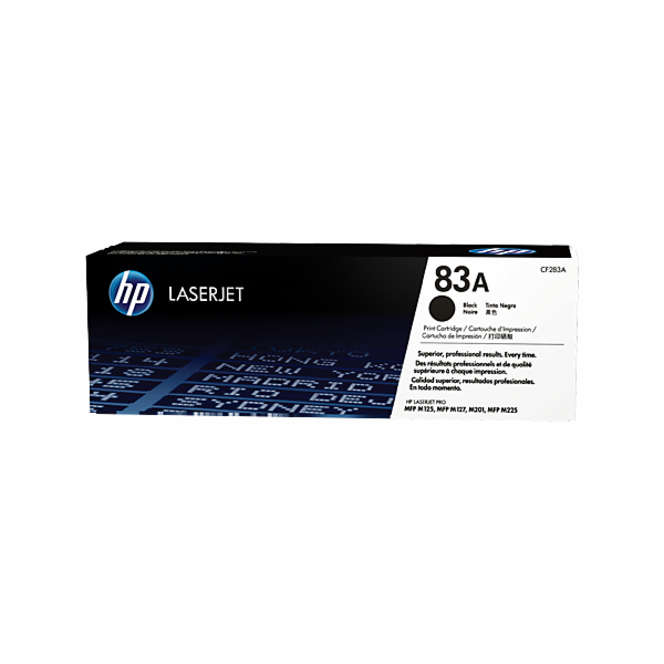 HP 83A Black LJ Toner Cart, CF283A (1,500 pages)
