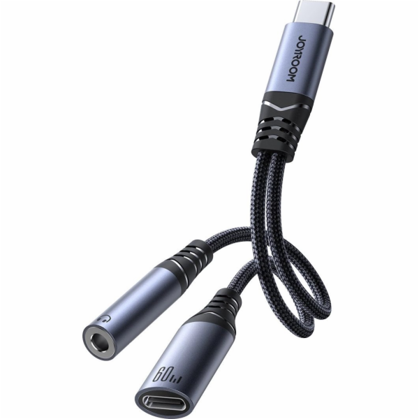 Audio adaptér 2 v 1 Joyroom SY-C02 Type-C na 3,5 mm + Typ...