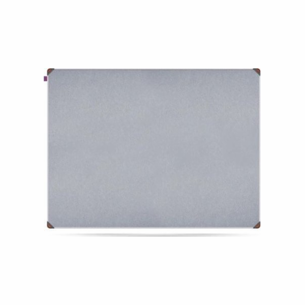 Tabule MemoBe Felt MemoBe Idea Edge 120x90cm šedý hliníko...