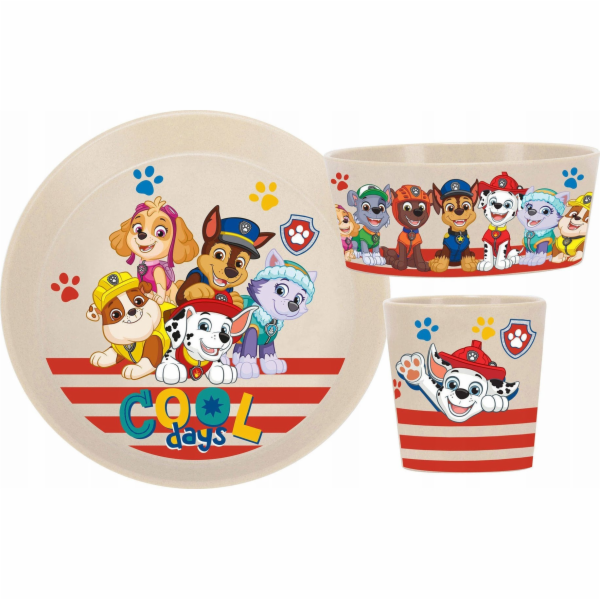 Dětská jídelní souprava Koziol CONNECT PAW PATROL z organ...