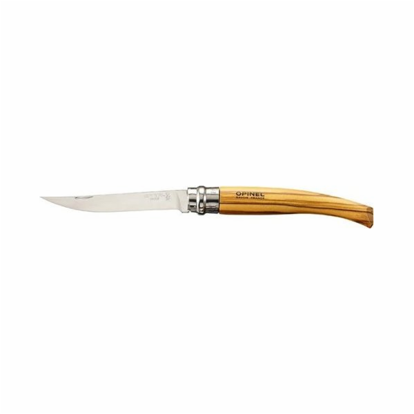 Opinel peilis Nr.10 plonais ašmenimis - alyvmedžio rankena