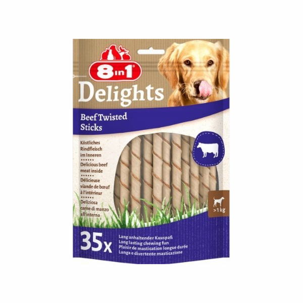 Tetra Przysmak 8v1 Delights Beef Twist Sticks 35 kusů