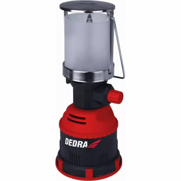 Dedra Plynová turistická lampa s PIEZO zapalováním, 80W