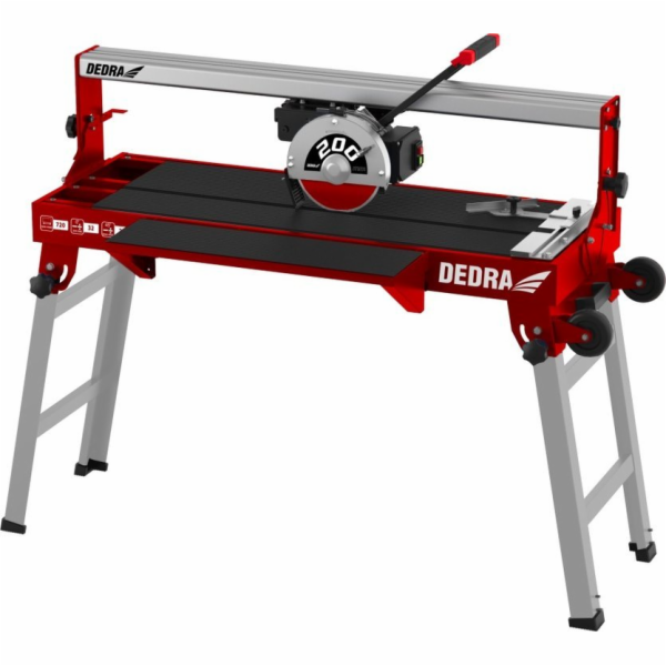 Dedra řezačka dlaždic 800W, 200x25,4mm max řez 720mm