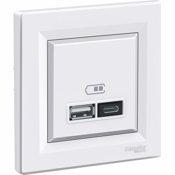 SCHNEIDERE USB nabíjecí zásuvka Schneider Asfora EPH27003...
