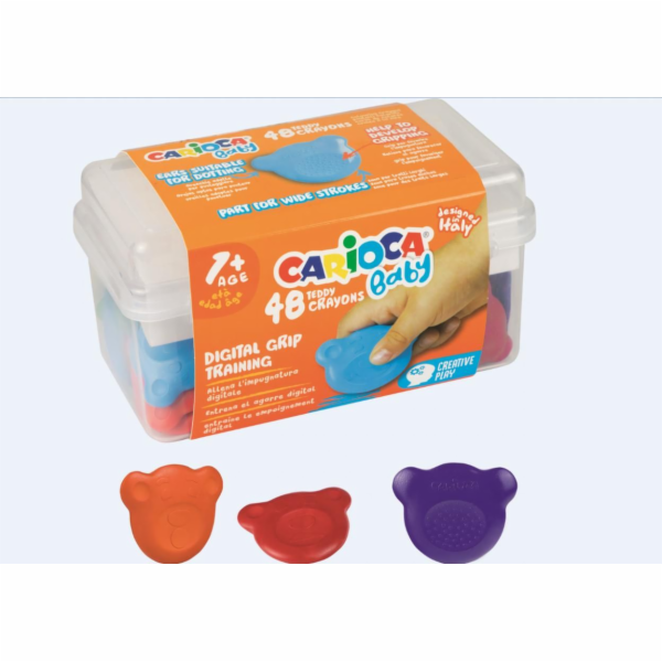 Carioca Pastelky Teddy Bears Baby box 48 ks