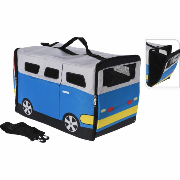 Koopman Nosič mazlíčků 52x30x32,5cm pet bus modrý