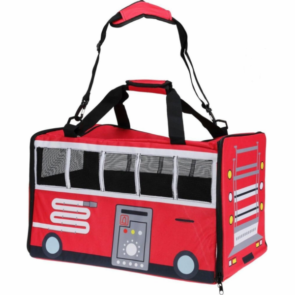 Koopman Nosič mazlíčků 52x30x32,5cm pet bus červený