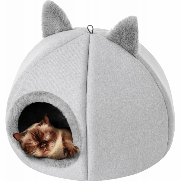 DOGGY R1 KITTY HEAD ASH GRY