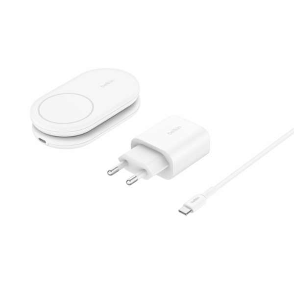 Belkin BOOST Charge magneti. 15W 2in1 +output/USB-C wh.WI...