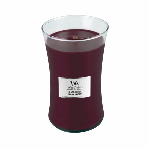Svíčka WoodWick velká, Black Cherry, Černá třešeň, 609.5 g