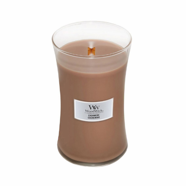 Svíčka oválná váza WoodWick, Kašmír, 609.5 g