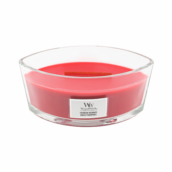 Svíčka dekorativní váza WoodWick, Červená jeřabina, 453.6 g