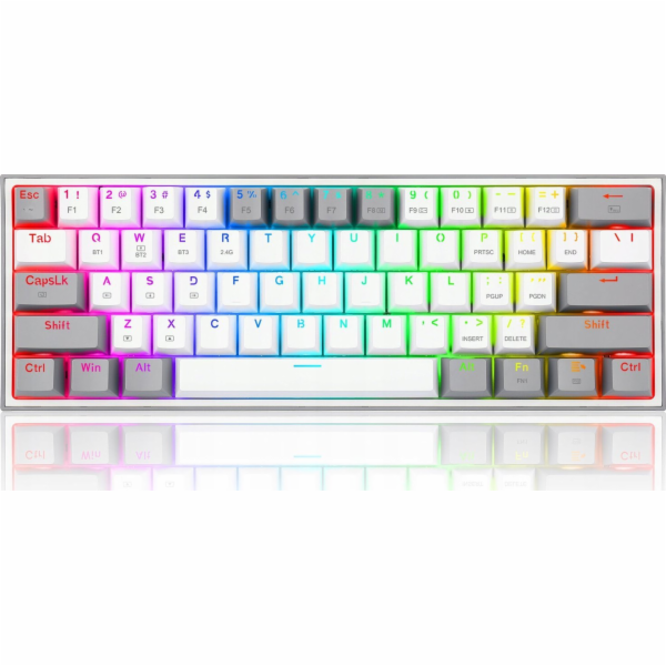Klávesnice Redragon FIZZ PRO K616 bílá/šedá