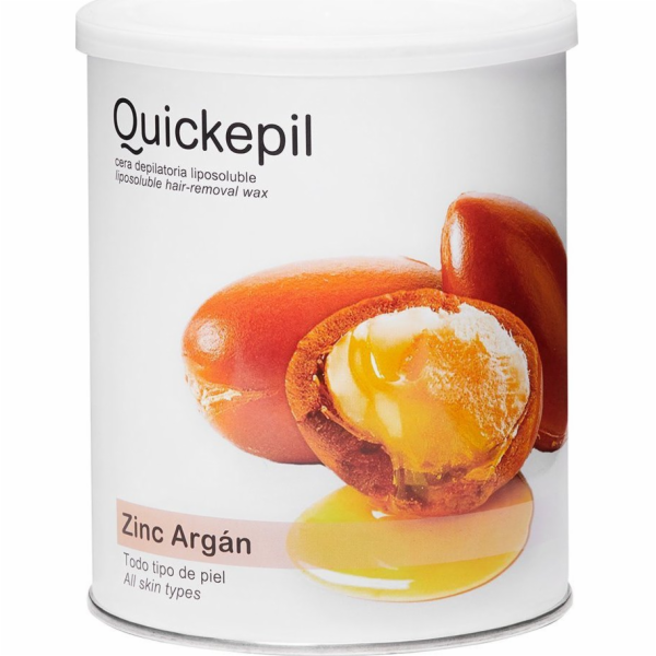 Quickepil depilační vosk zinkovo-arganová plechovka 800 ml