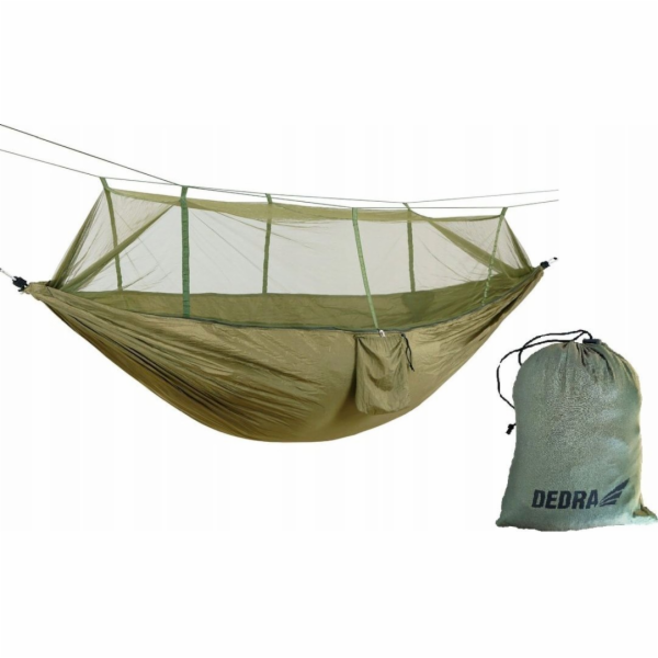 Houpací síť Dedra 330x140cm s moskytiérou