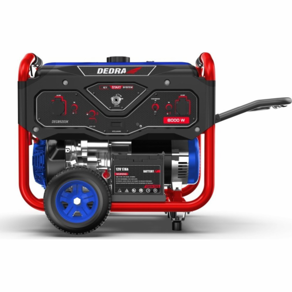 Dedra generátor Generátor 8.0/8.3kW, zásuvka 1x400V, 1x230V