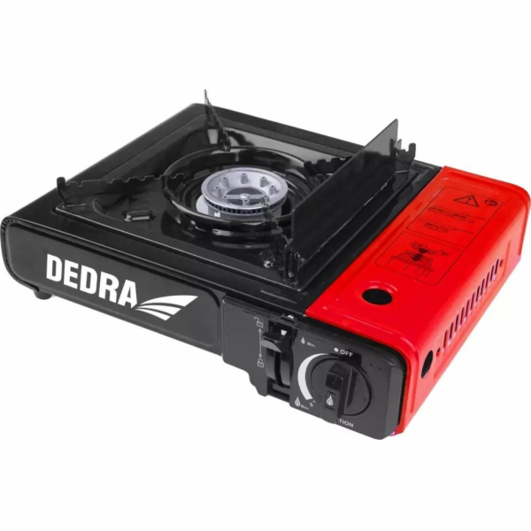Vařič Dedra Tourist v kufru, PIEZO, kartuše 227g