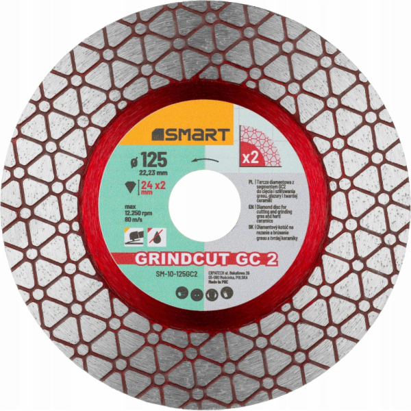 SMART365 grindcut gc2 diamantový kotouč 125mm smart365
