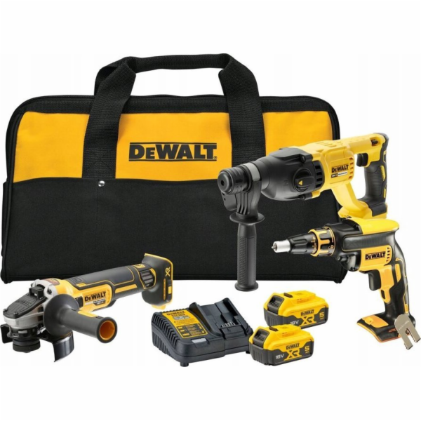 Sada elektrického nářadí Dewalt 18V xr dch133 dcg405 dcf6...