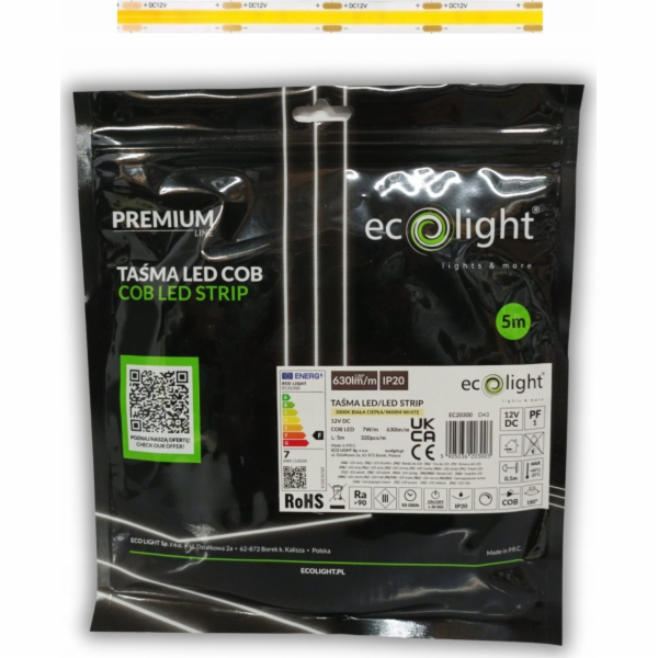 LED pásek ECOLIGHT2 Eco Light EC20300 LED pásek 7W m LED ...
