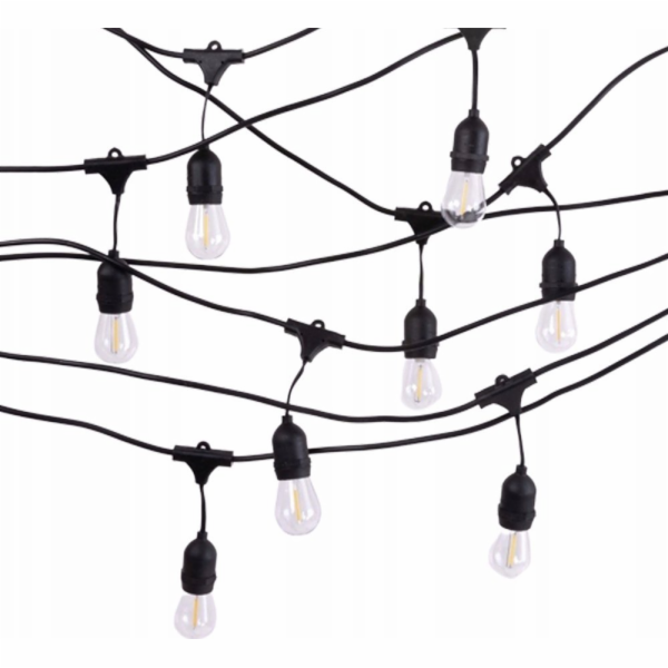 Eco Light EC20087 zahradní girlanda 1W LED 10M+ 10XG45 E2...