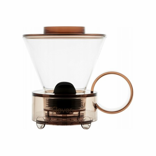 Clever  Dripper - Skleněný kávovar 500ml, transparentní h...