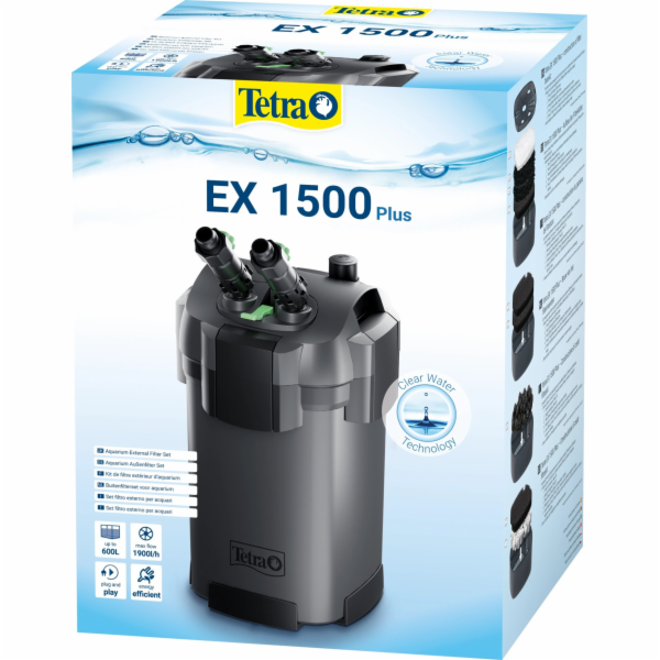Tetra  EX 1500 Plus - externí filtr pro akvária, objem 30...
