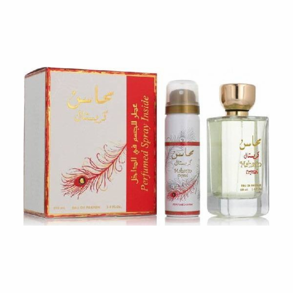 Lattafa  Mahasin Cristal Red EDP 100ml + deo