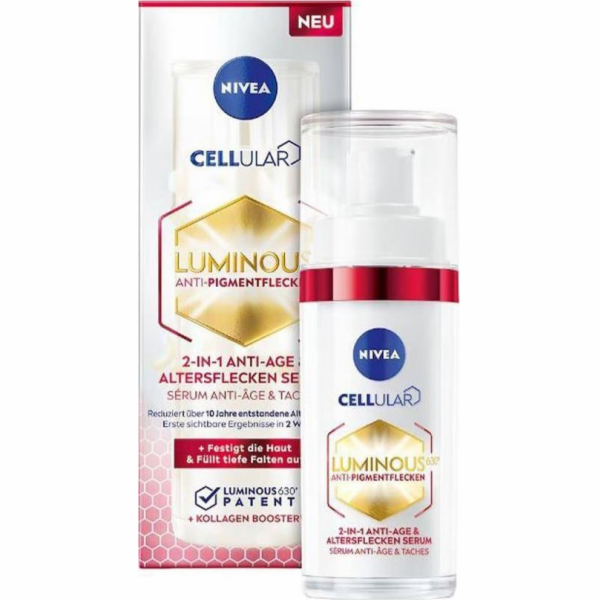 Nivea  Cellular Luminous 630 sérum proti stárnutí 2v1 30ml