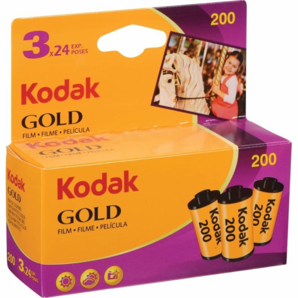 Kodak 1x3 Kodak Gold 200 135/24