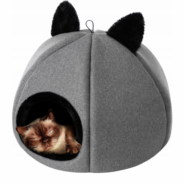 DOGGY R1 KITTY HEAD GRAPHITE