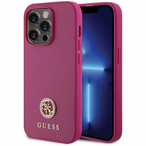 Guess  GUHCP15LPS4DGPP iPhone 15 Pro 6.1 růžové/růžové pe...