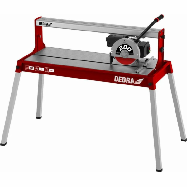 Dedra řezačka dlaždic 800W, 200x25,4mm max řez 620mm