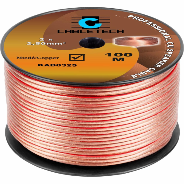 Kabel Cabletech Kabel reproduktoru 2,5 mm