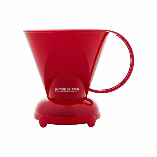 Clever  Dripper - Kávovar L 500ml červený + 100 filtrů