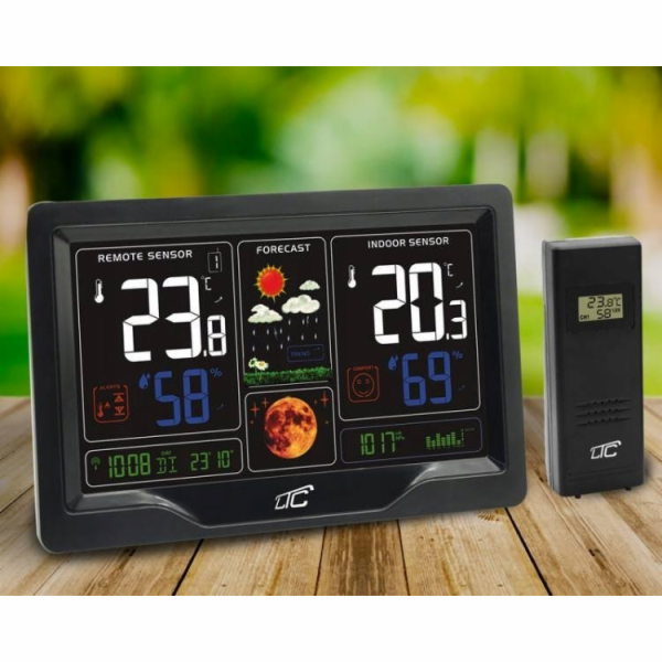 Meteostanice s barevným displejem, černá LXSTP09C
