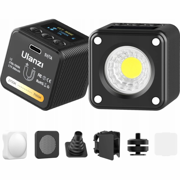 Ulanzi Studio Lamp Led lampa s magnetem 1/4 závit Iso pat...
