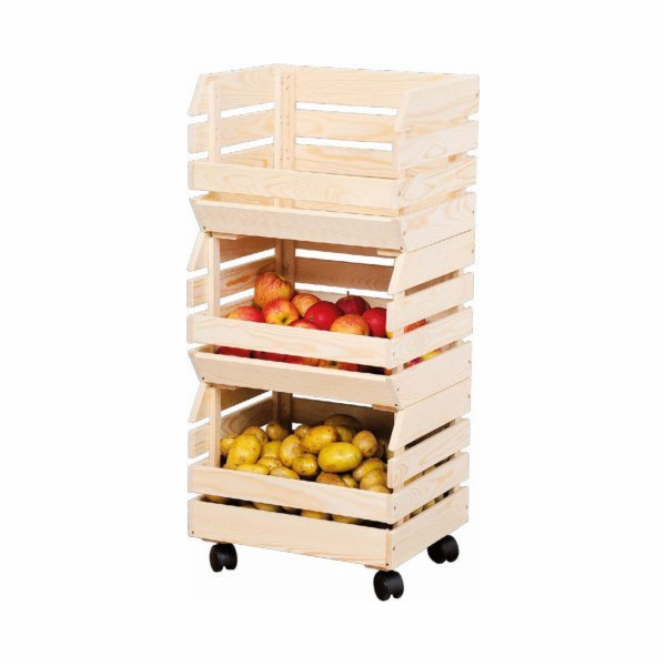 Kesper Kartoffel- & Obsthorde - 3 tlg., FSC®-zertifiziert...