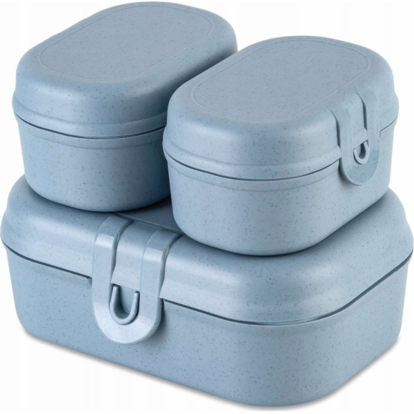 Koziol Lunchbox PASCAL READY MINI, sada 3 nádob, KOZIOL