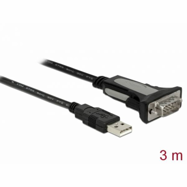 Delock Adapter USB Type-A to 1 x serial RS-232 DB9 - USB ...