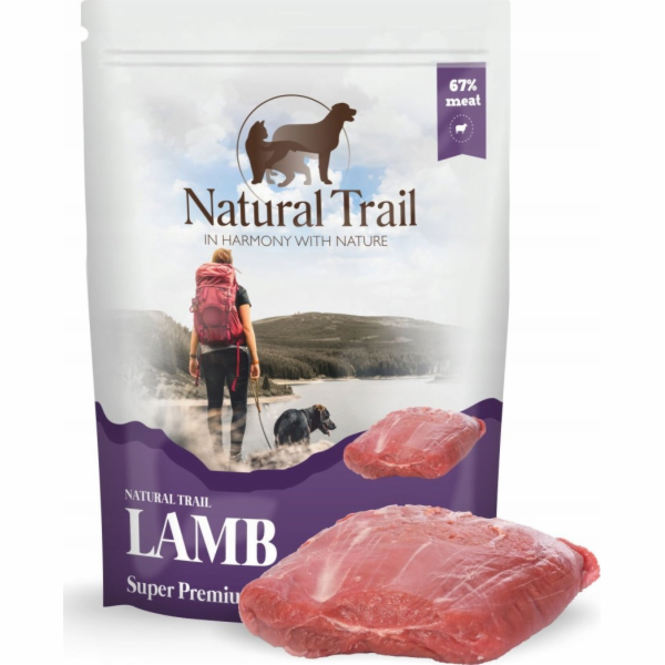 NATURAL TRAIL Pouch Lamb - vlhké krmivo pro psy - 500g