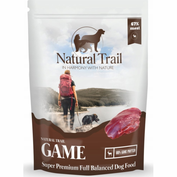 NATURAL TRAIL Pouch Game - vlhké krmivo pro psy - 500g