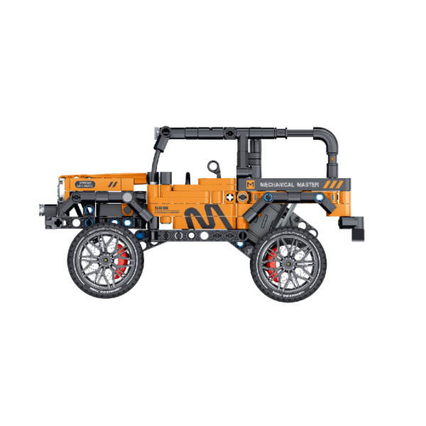 MECHANICAL MASTER - Stavebnice JEEP oranžový 434 ks